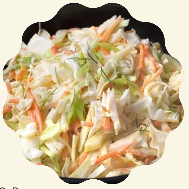 COLESLAW SALAT TELLER